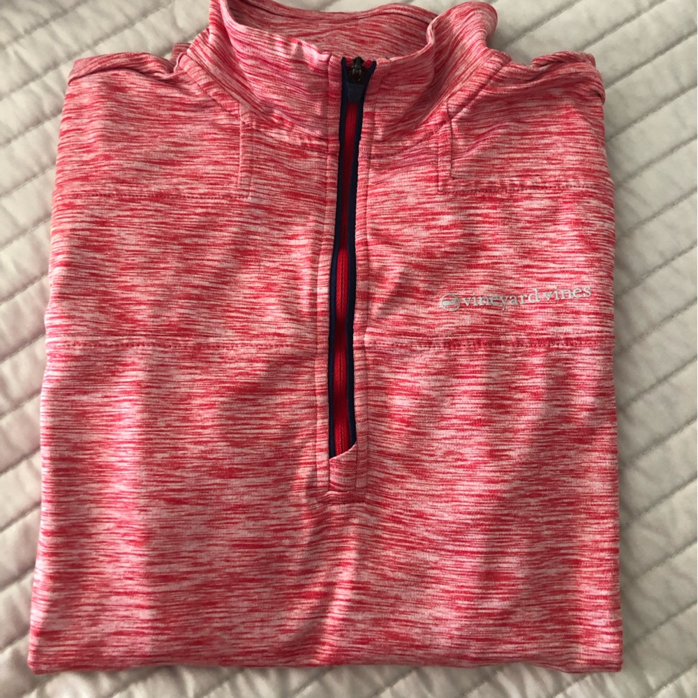Vineyard Vines The Shep Shirt zip sports top large girls 16 Xs women Henley
